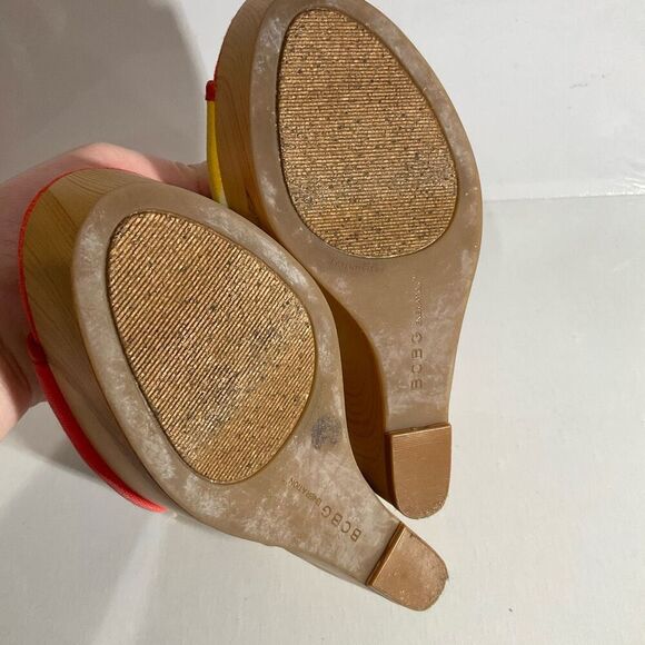 BCBG Generation Gracyn wedge heel sandals size 8.5 - Picture 11 of 12